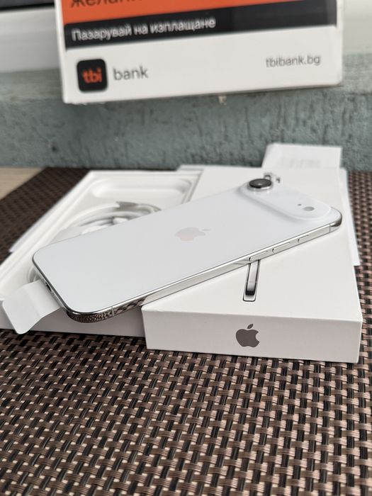 НОВ!! ЛИЗИНГ 75лв/м•iPhone 17 AIR 256 White Cl* айфон 17 AIR 256 бял