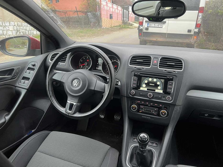 Vw Golf 6 CABRIO, An 2012 EURO 5, Navigatie, Senzori, Incalzire Scaune