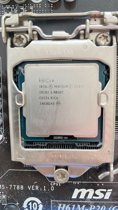 Kit pc - placa msi h61m-p20 cu procesor intel pentium g2030