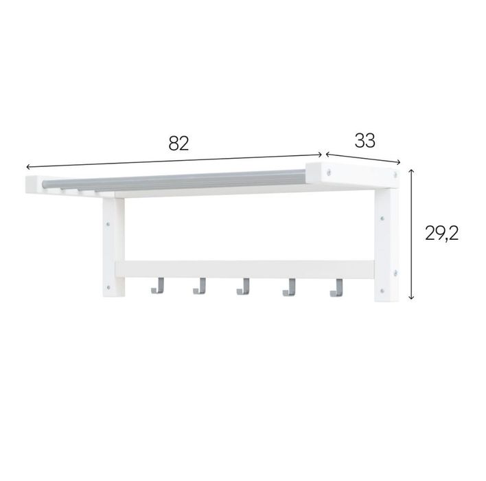 Вешалка настенная IKEA TJUSIG