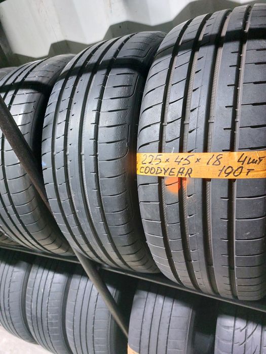 Продам резину 225/45/18 4шт. GOODYEAR.190000тг.