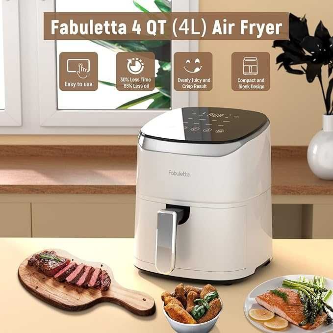 FABULETTA Air Fryers 4L, 1680W, 9 програми, цифров дисплей, ПРОМОЦИЯ