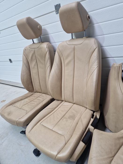 Interior piele crem bmw f31 cu incalzire