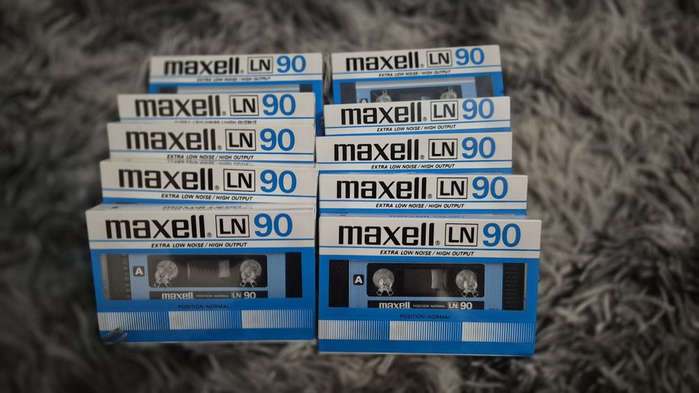 Кассеты Maxell LN90 1983г made in japan