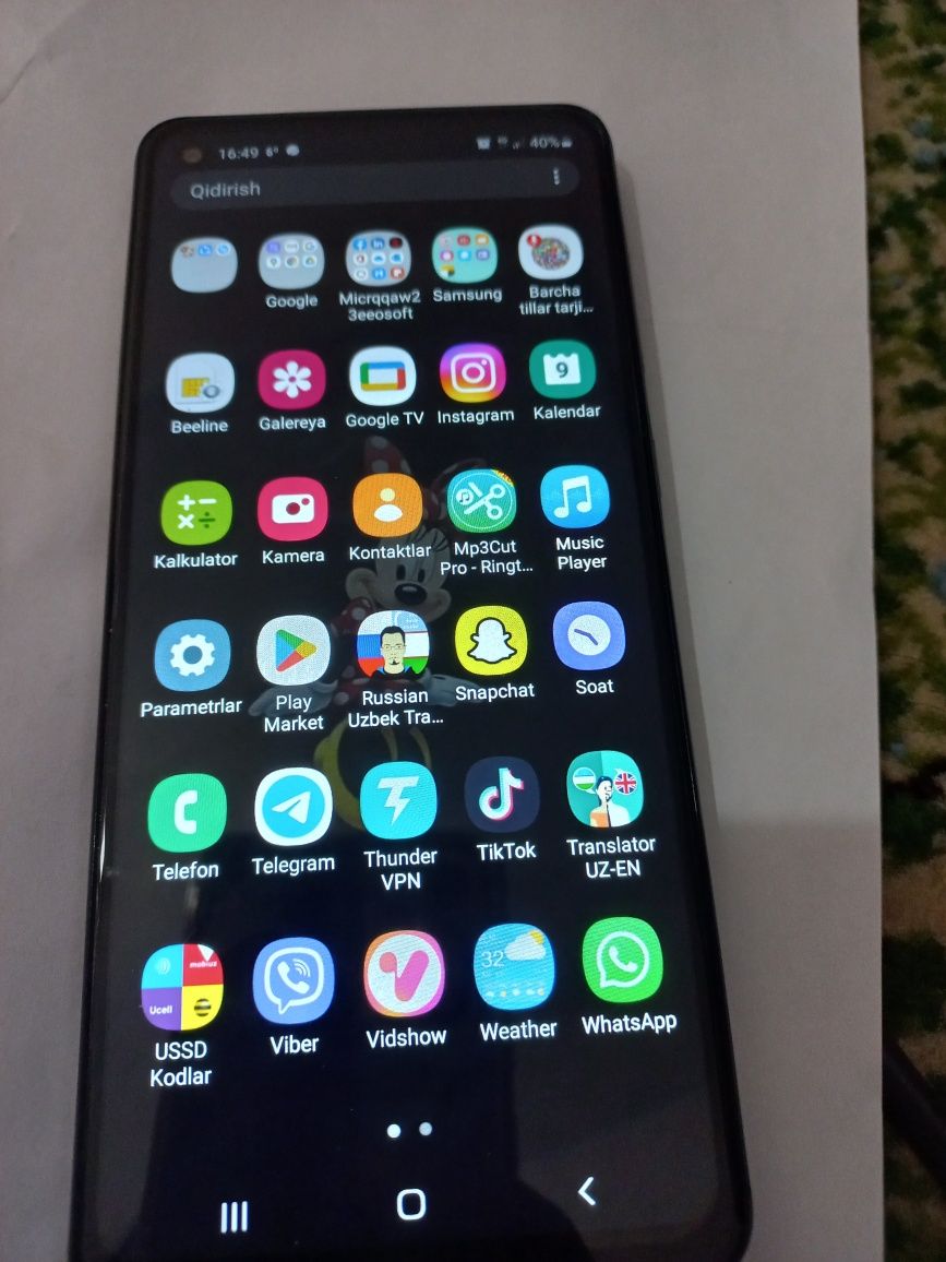 SAMSUNG A21.  Ideal