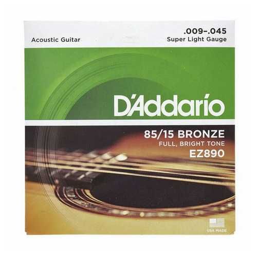 Set corzi chitara acustica Daddario EZ890 Super Light