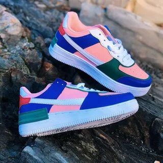 Женские кроссовки Nike Air Force 1 Shadow многоцветные
