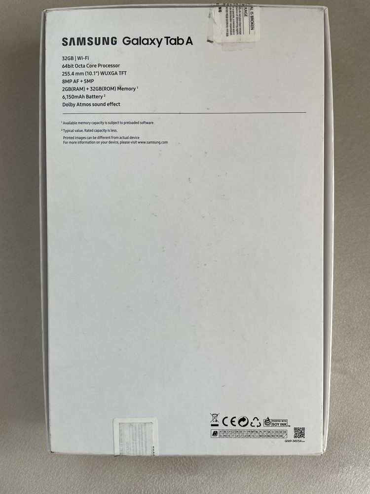 Таблет samsung galaksi tab A и калъф с клавиатура за него