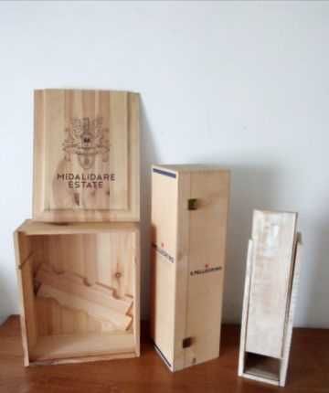Кутии за вино дърво