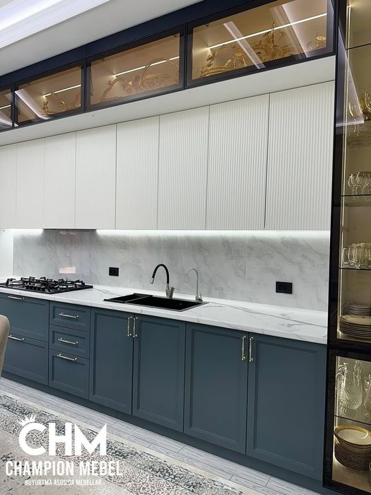 Нео Классика услубида ошхона мебеллари | Кухонный гарнитур