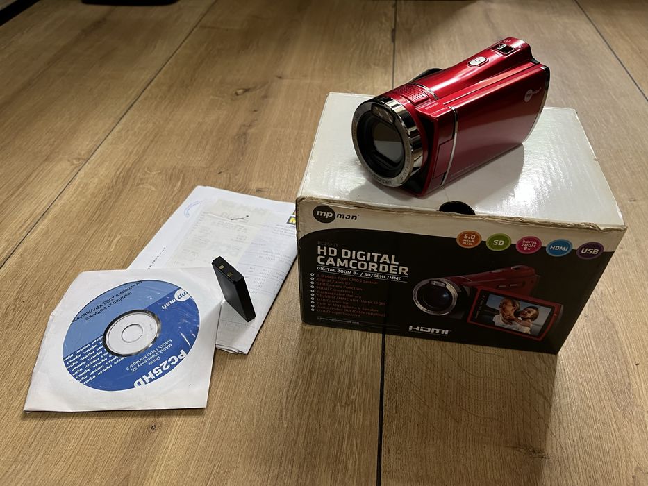 Camera video digitala noua, nefolosita, film, filmare