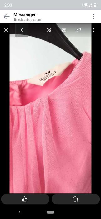 Рокля H&M размер 116