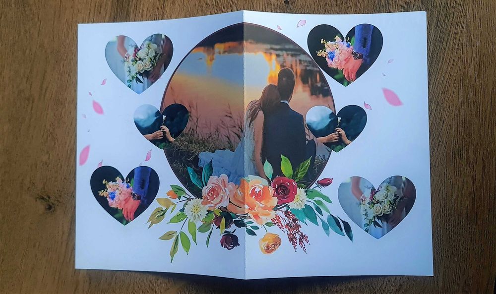 Invitatie nunta cu funda