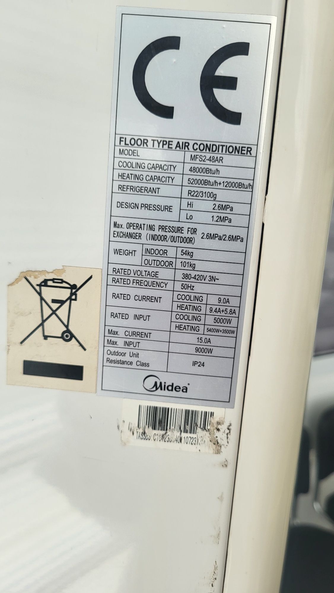 Konditsioner Midea 48 lik