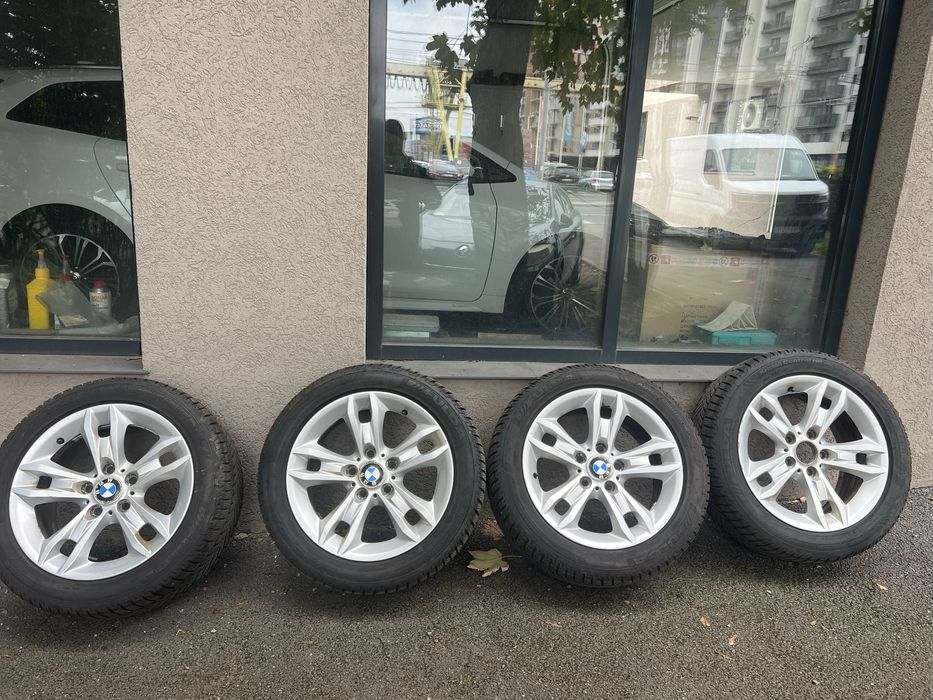 Jante Bmw x1 R17 montate cu anvelope de iarna 225/50/17