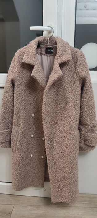 Палто цвят пудра S/M размер