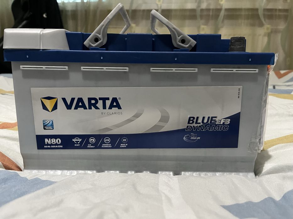 Baterie auto Varta Blue Dynamic EFB N80 12V 80Ah 800A