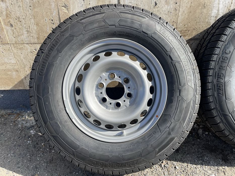 225 75 R16C M+S Jante Roti Mercedes Sprinter Iarna NOI Originale 6X130
