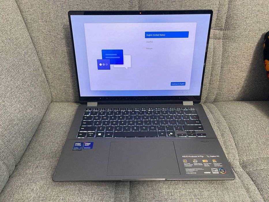 Asus Vivobook Flip TP3407S /14 OLED x360/Ultra 7 256V /16gb /1TB - США