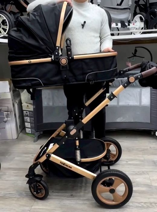 Очень качественная коляска 3 режима