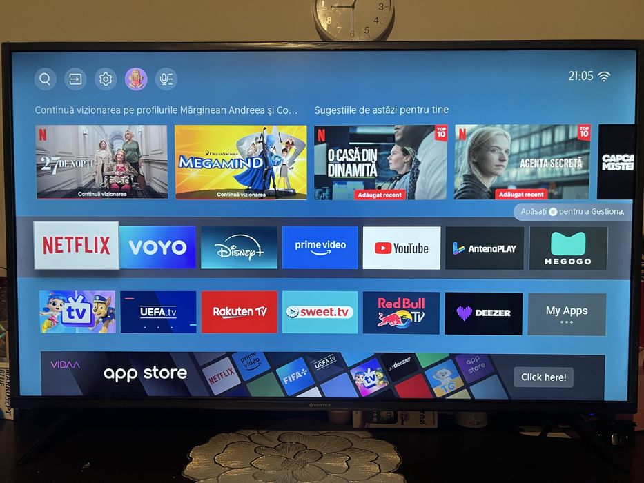 Smart Tv Vortex 139cm