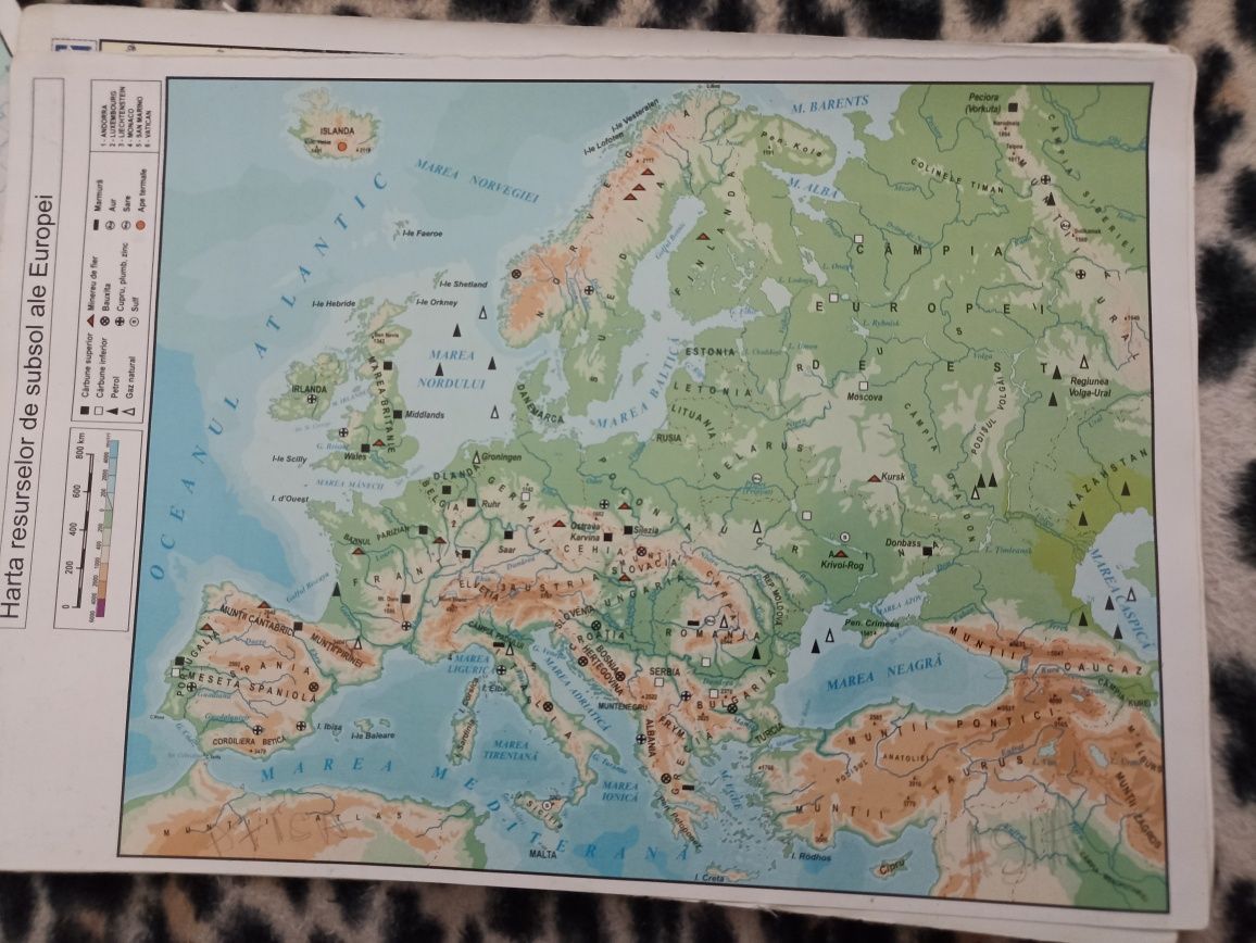 Hărți geografie booklet
