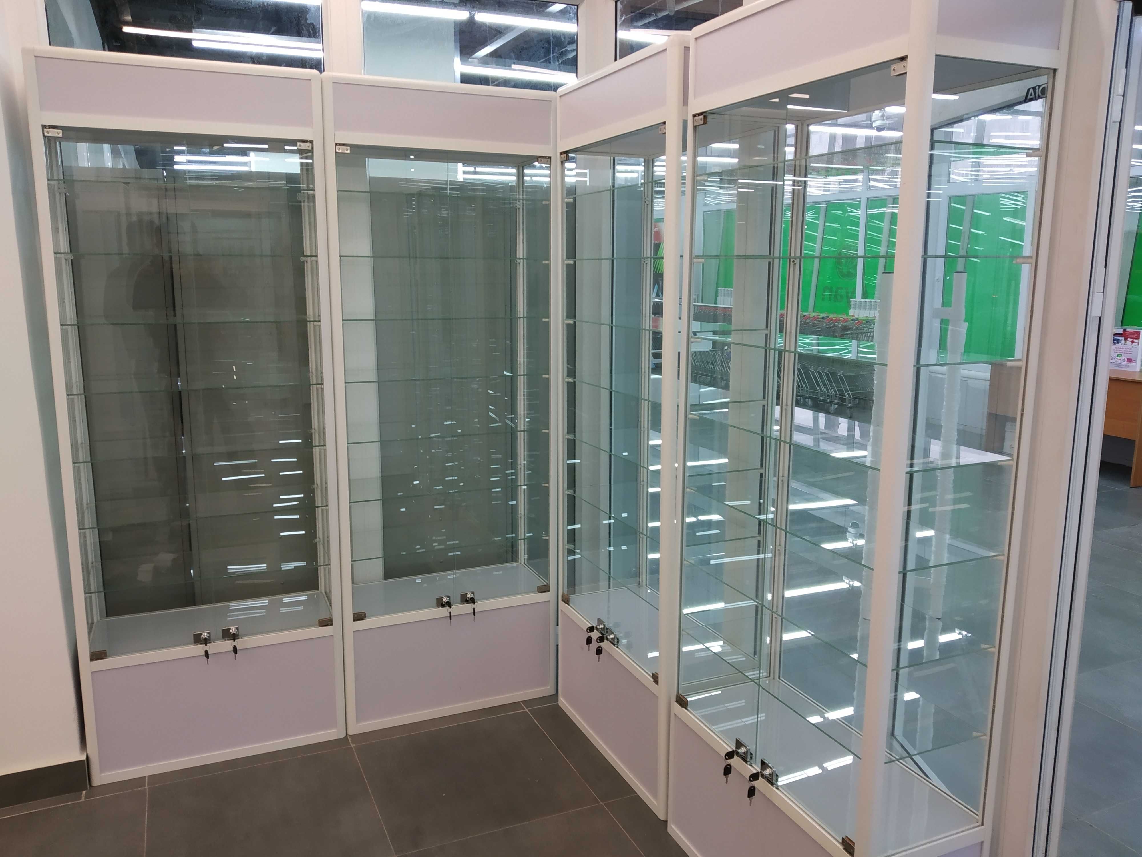 Профильные металлические витрины, прилавки по доступным ценам ksvp