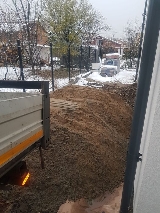 Livrez nisip fin tencuiala sapa nisip constructii Bucuresti