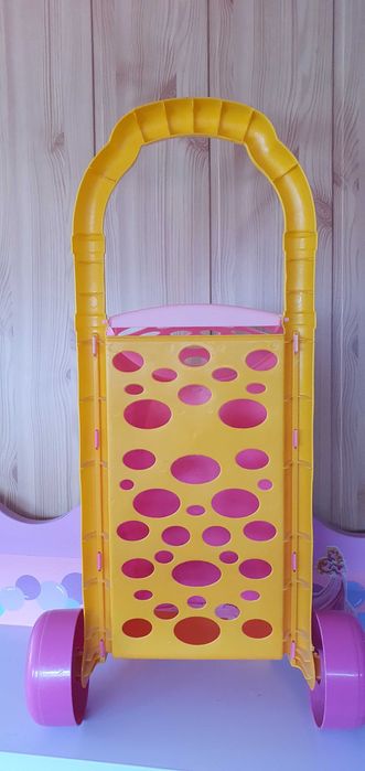 Bebe mare moale, Elsa, Troler / carut Barbie cu vesela ,60-85lei