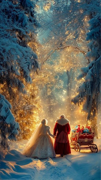 Дед Мороз и Снегурочка