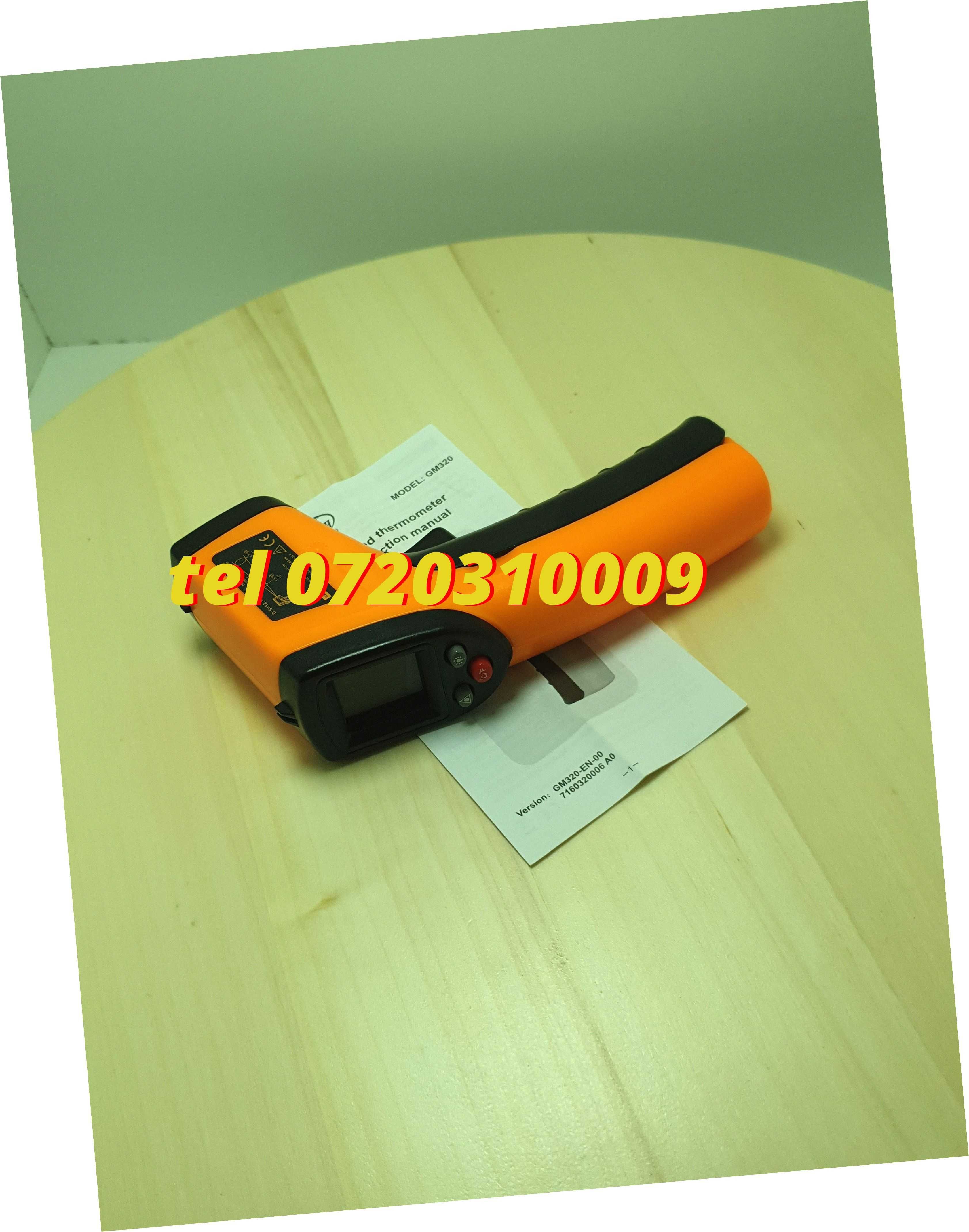 Termometru Industrial Profesional 50 380c Uni Galbennegru