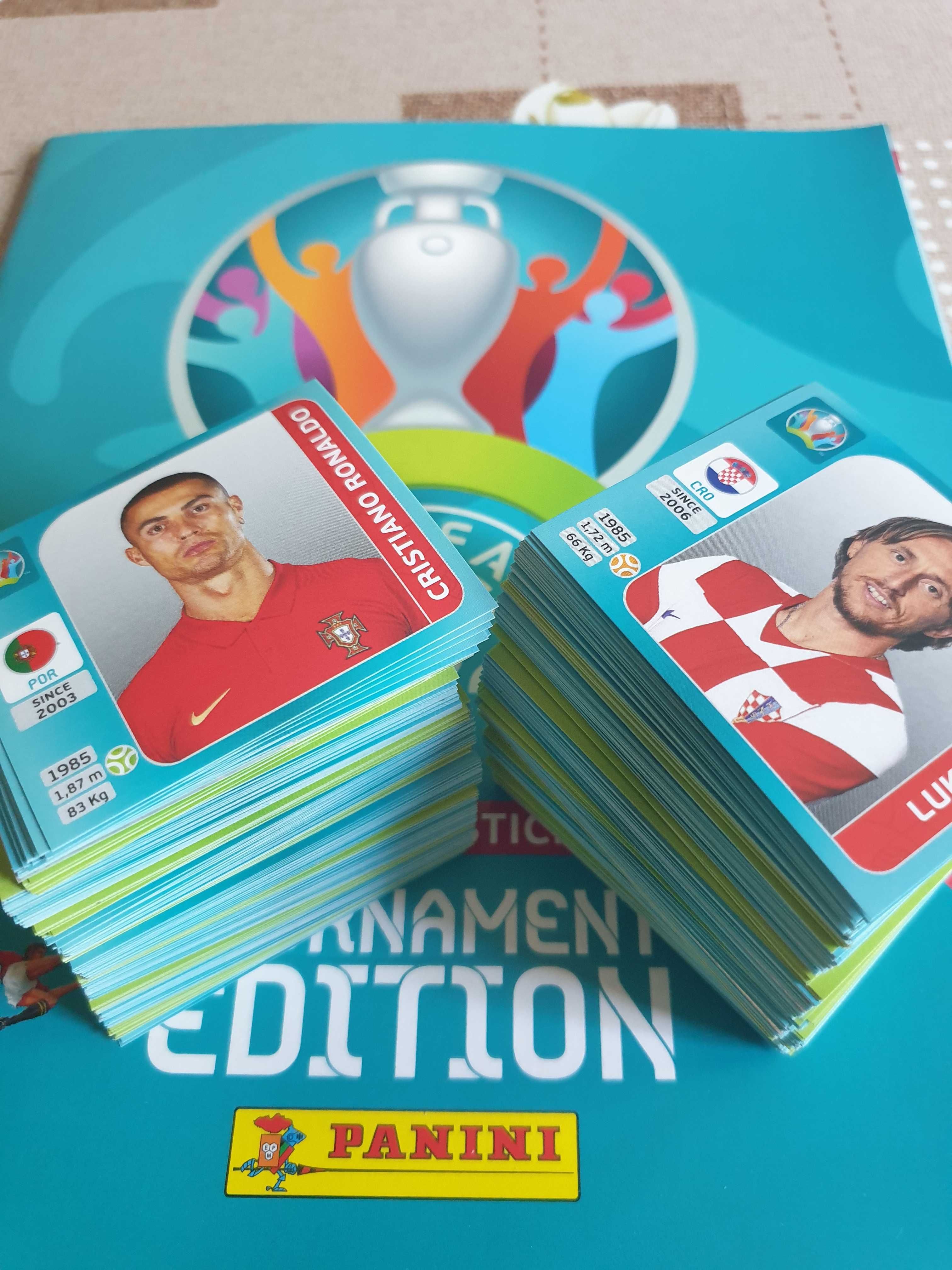 Panini Euro 2020 Tournament Edition albastru (set complet + album gol)