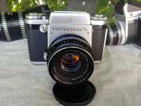 Pentacon Six Carl Zeiss Jena Biometar vintage obiectiv camera foto