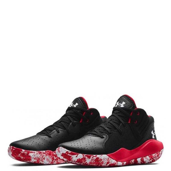 adidasi baschet Under Armour Jet 21, Negru/Rosu/Alb, 44->NOU, SIGILAT