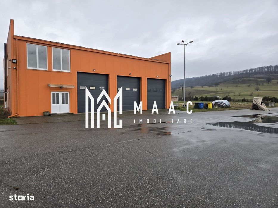 Imobil industrial I 448 mp I Teren 12.000 mp I Bradu I De Inchiriat