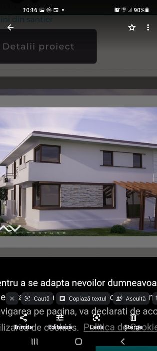 Vând loc de casă  cu construcție în lucru la Ford