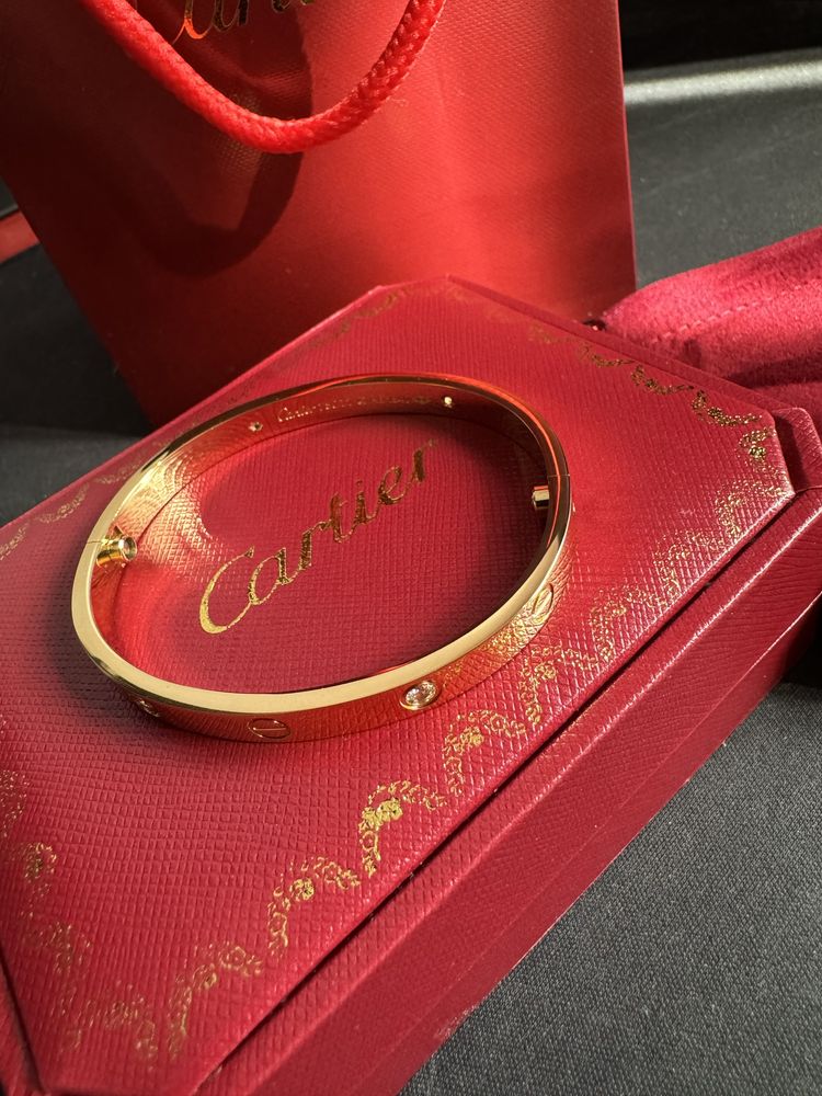 Bratara Cartier Love Gold | Toate accesoriile incluse