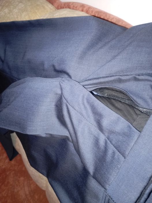 Pantaloni bărbați de culoare bleumarin metal mărimea 48