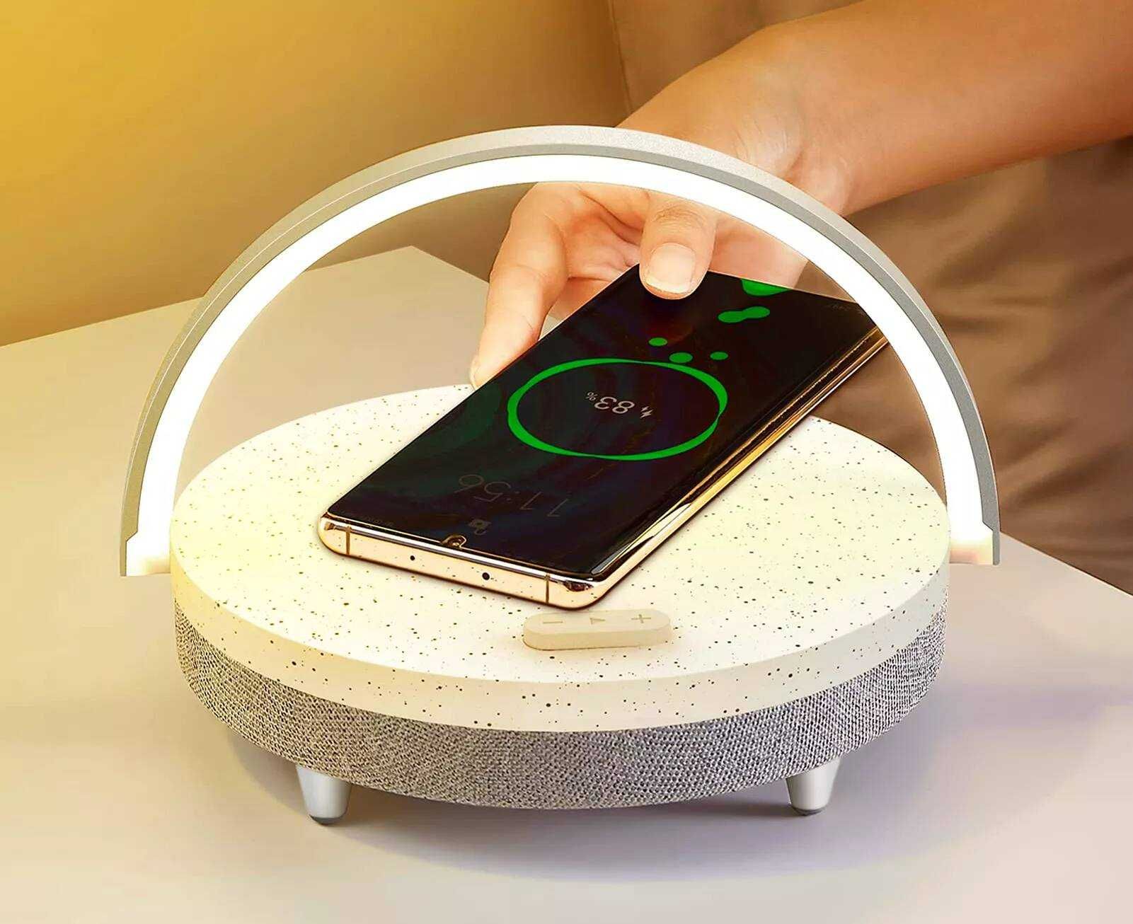 Колонка с функцией беспроводной зарядки EZVALO Wireless Charger Music