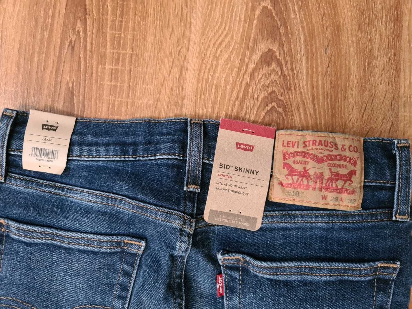 Blugi Levi's 510 Skinny  W28 L32 noi