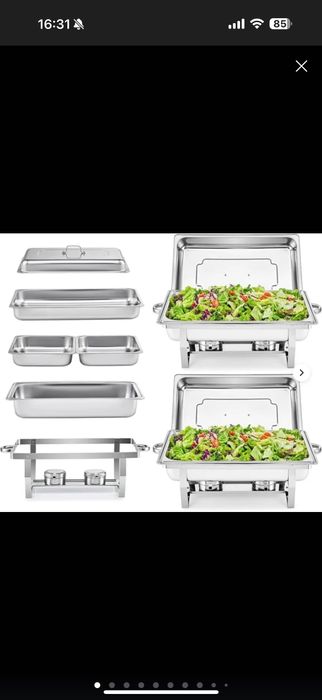 Tăvi inox de bucătărie pentru servire