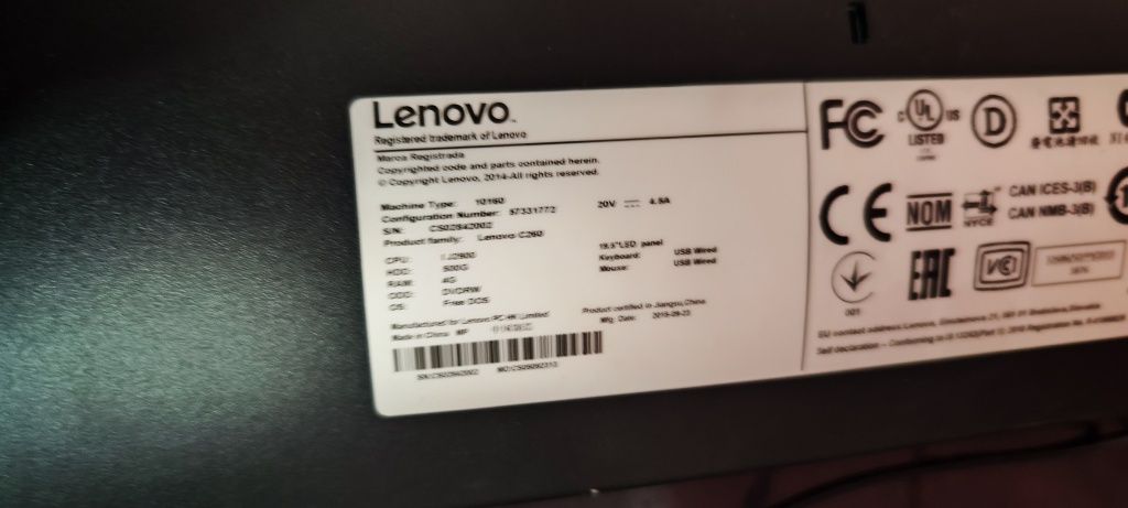 Lenovo monoblok ))