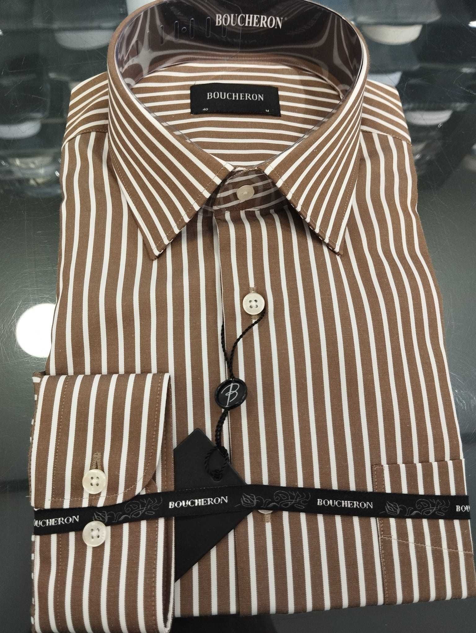 Cămăși Boucheron bărbați Lux camasa noua 100% bumbac S M L XL XXL 3XL