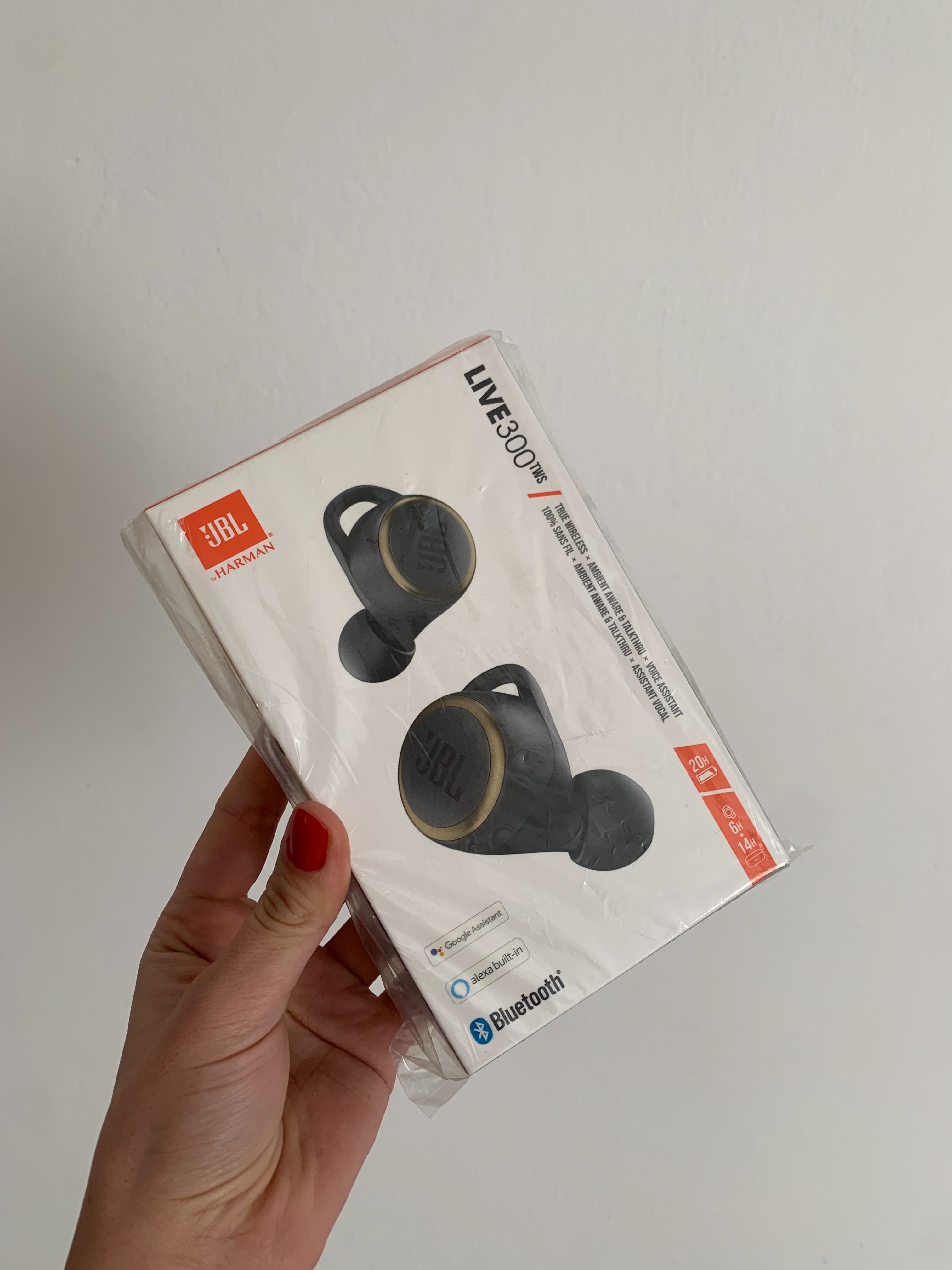 Casti In Ear JBL Live 300, True Wireless, Bluetooth, Negru