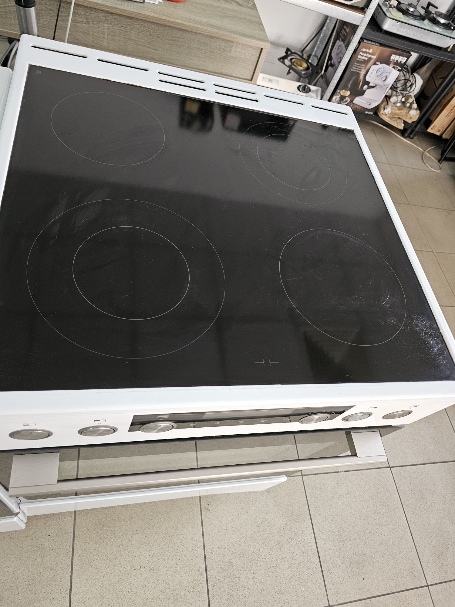 Печка с керамичени котлони ASKO CC96364W71l