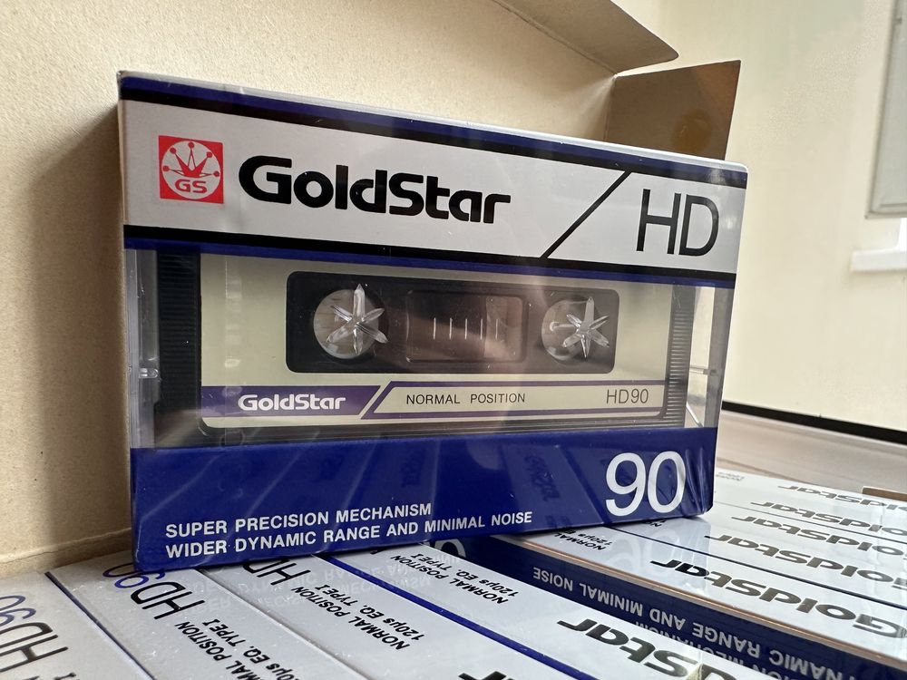 Продам кассеты GoldStar HD 90