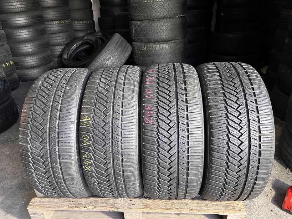 4 anvelope iarna 245/40/18 , Continental , 6-7 mm