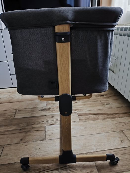 Kikkaboo Мини кошара Amaris Dark Grey с матрак и два броя завивки