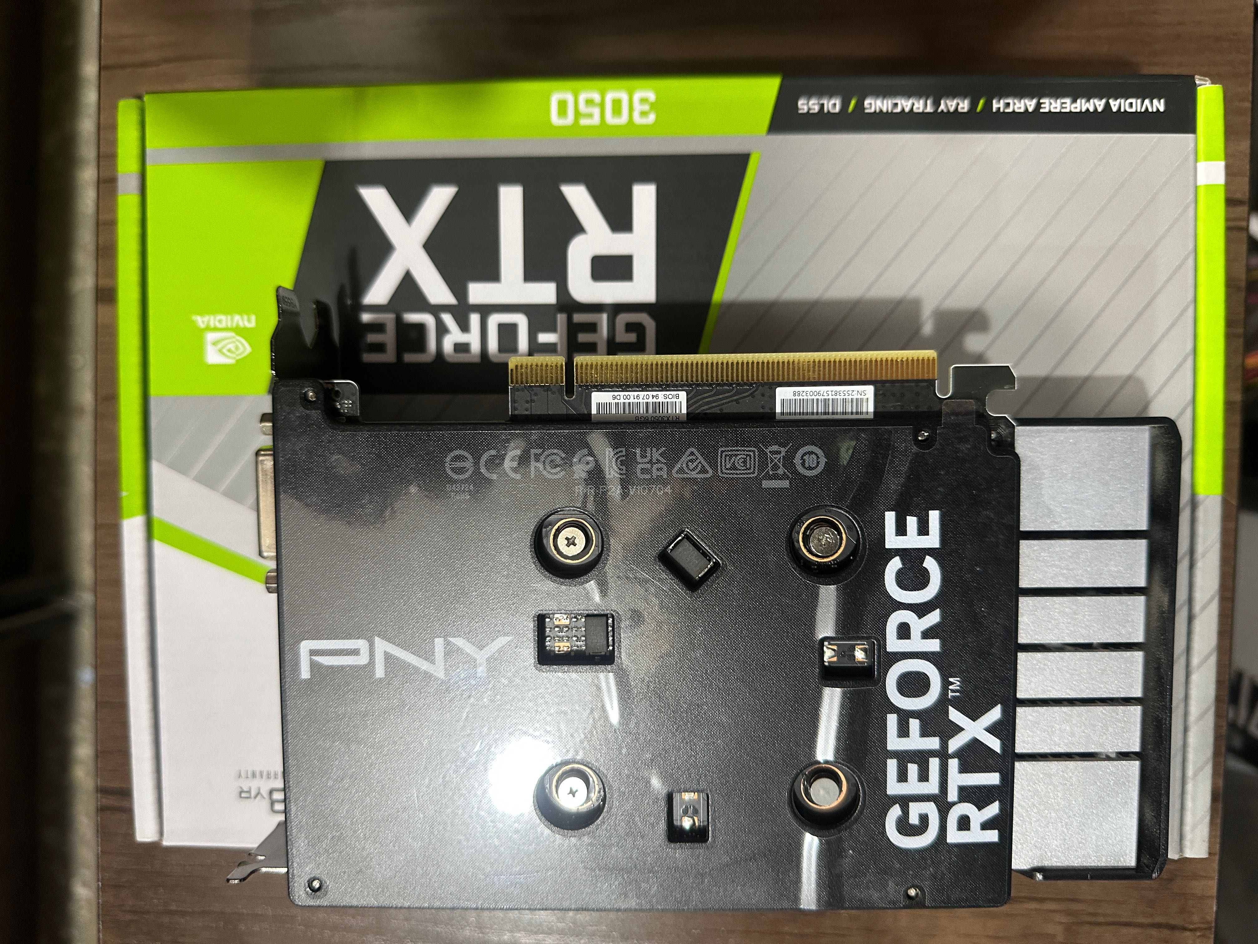 Срочно! ЭНГ АРЗОН Rtx 3050 PNY 6GB Verto как новая, игровая видеокарта