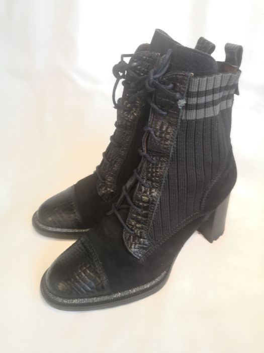 Hispanitas, дамски боти естествен велур, номер 36